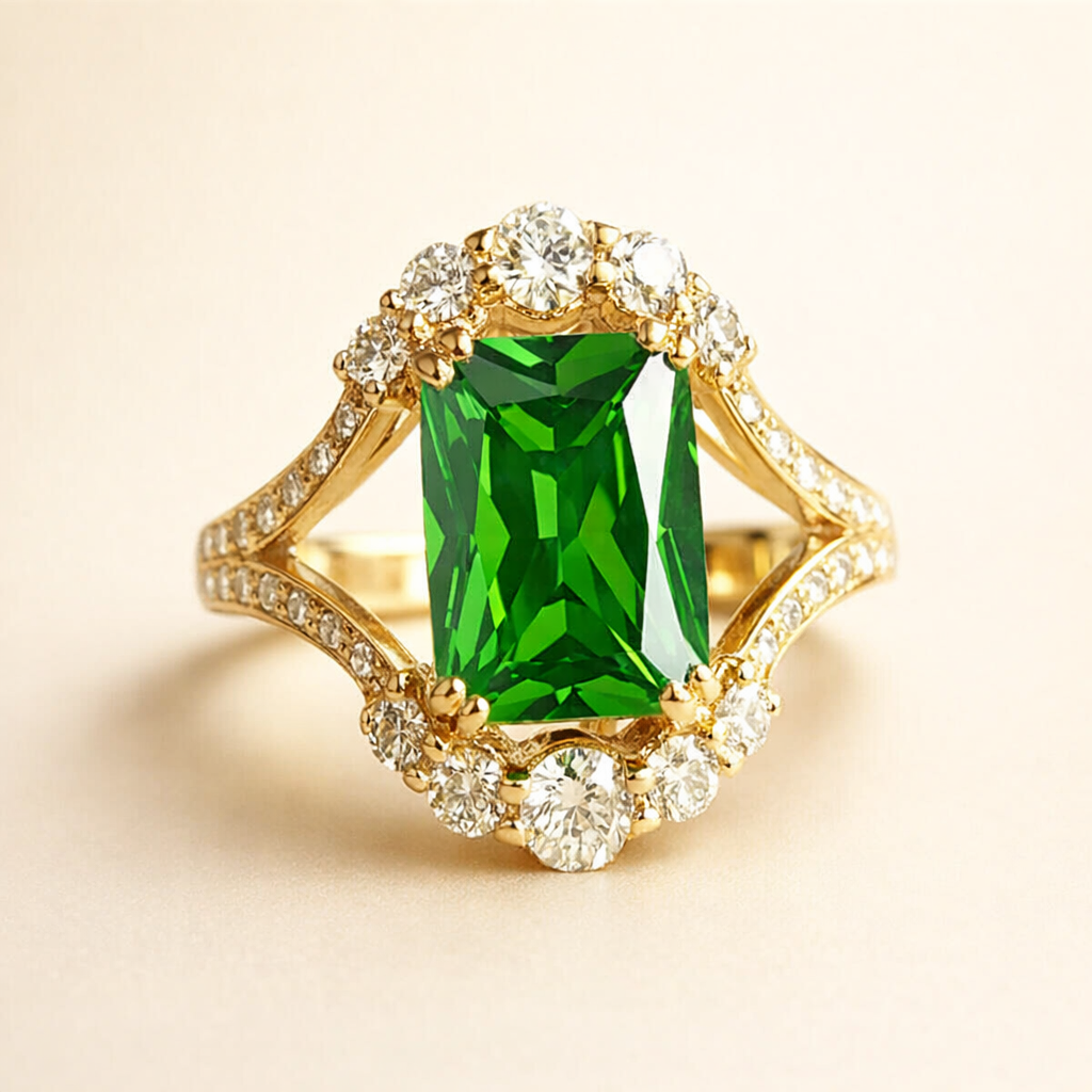 Elegante gouden ring met verfijnde details