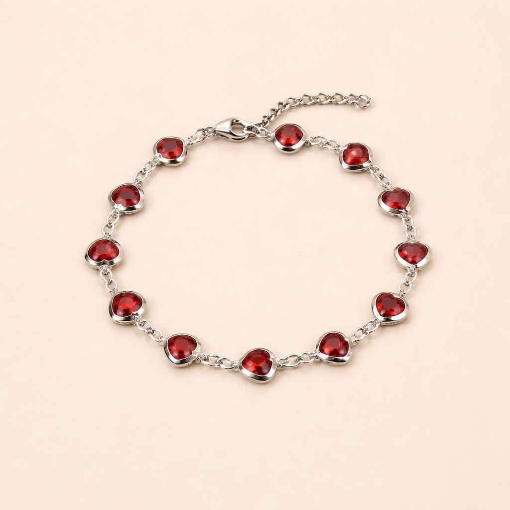 Elegante witgouden armband met verfijnde details