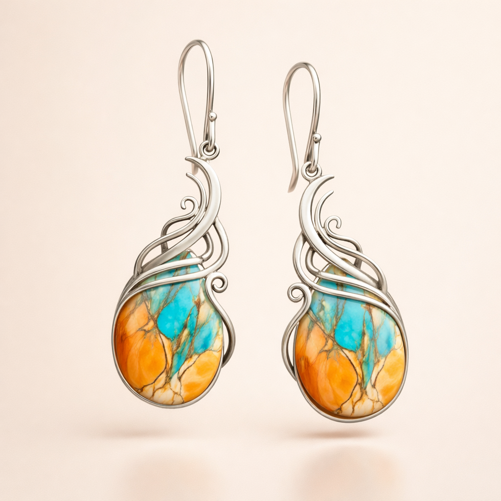 Elegante zilveren oorbellen met zirkonia sterren