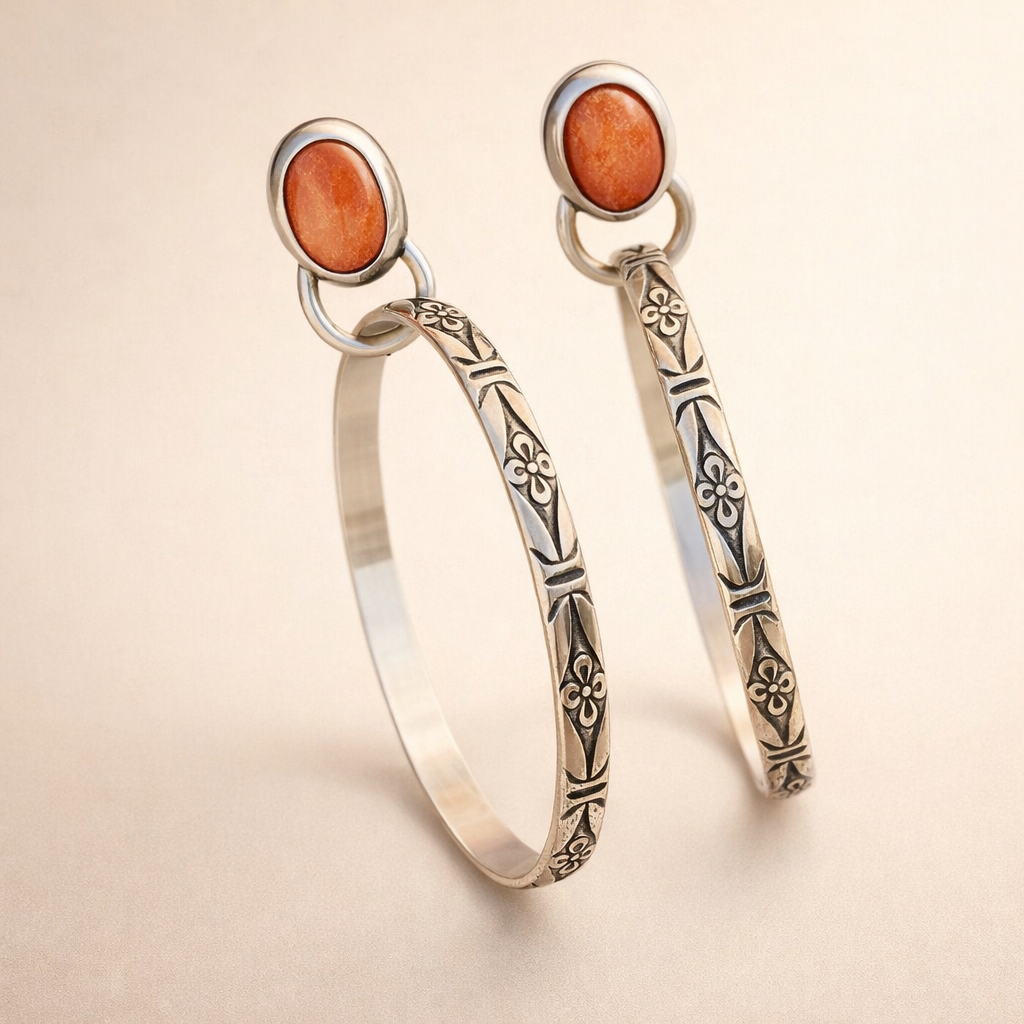 Elegante onyx oorbellen met verfijnde details