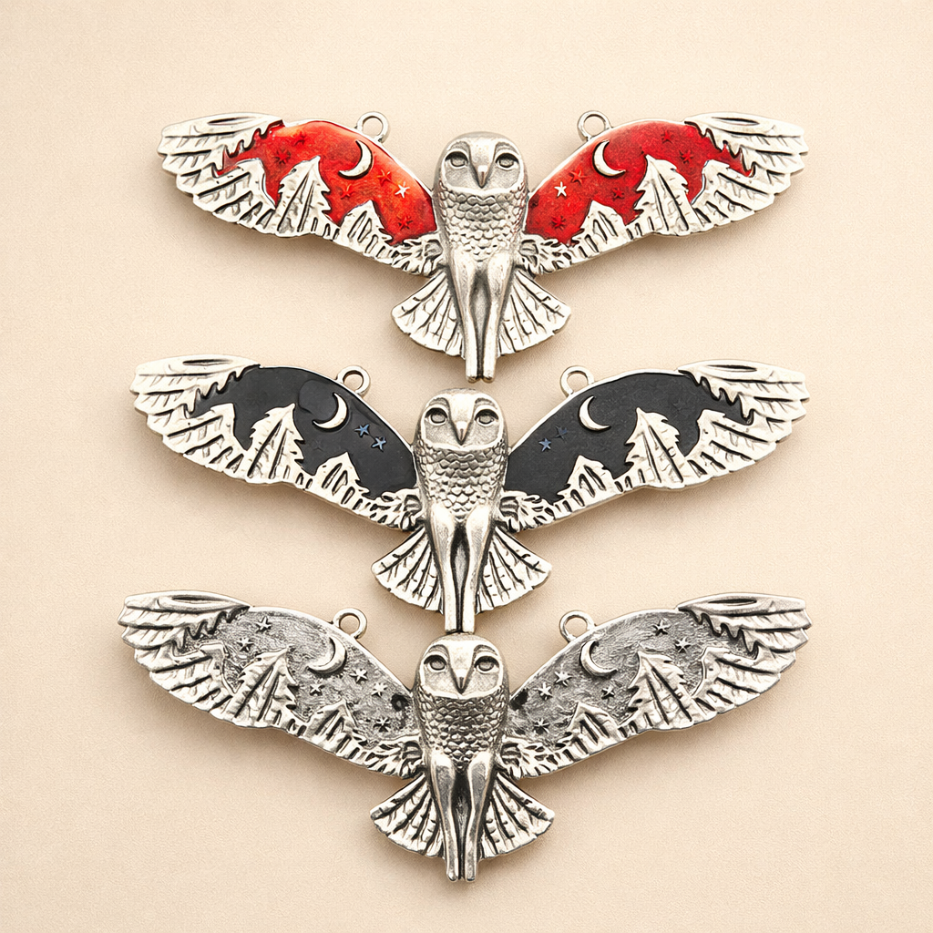 Vintage Uil Charms