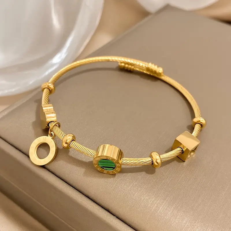 Verfijnde gouden armband met subtiele details