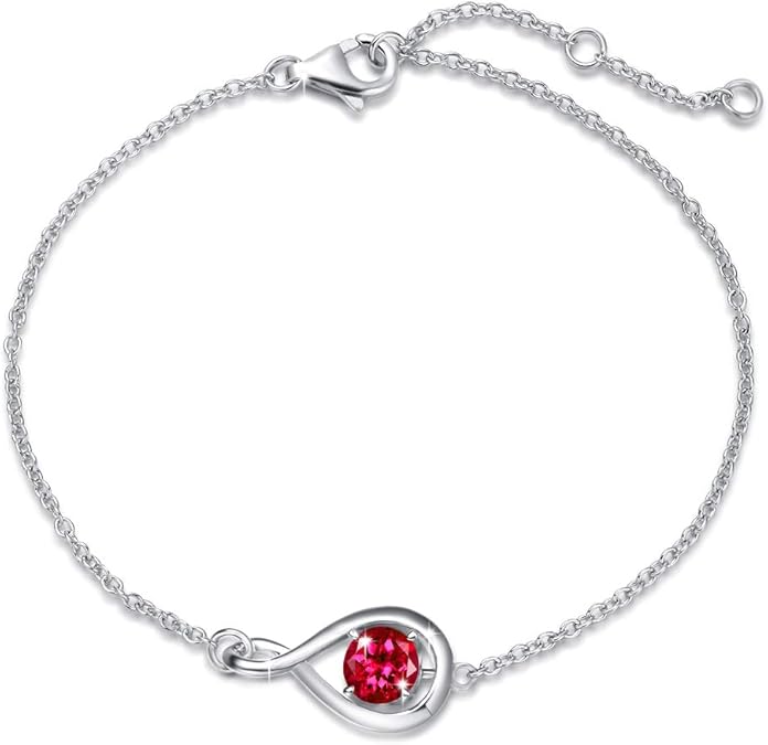 Eindeloze elegantie armband van wit goud