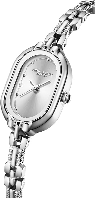 Elegante wit gouden casual horloge met subtiele details