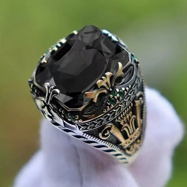 Elegante zilveren ring met filigrain ontwerp