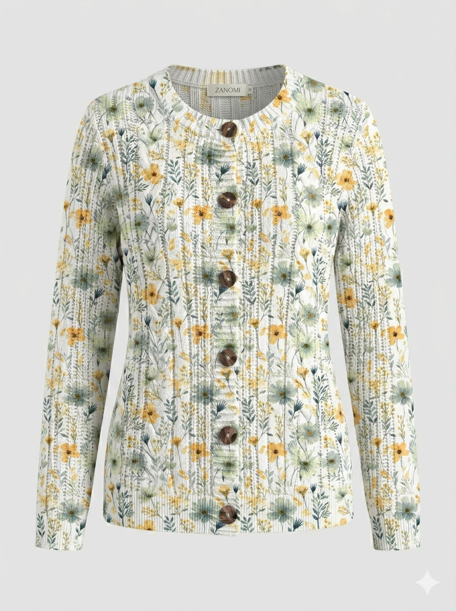 Dames Vest Met Lange Mouwen En 3D-Print Voor Casual Gebruik