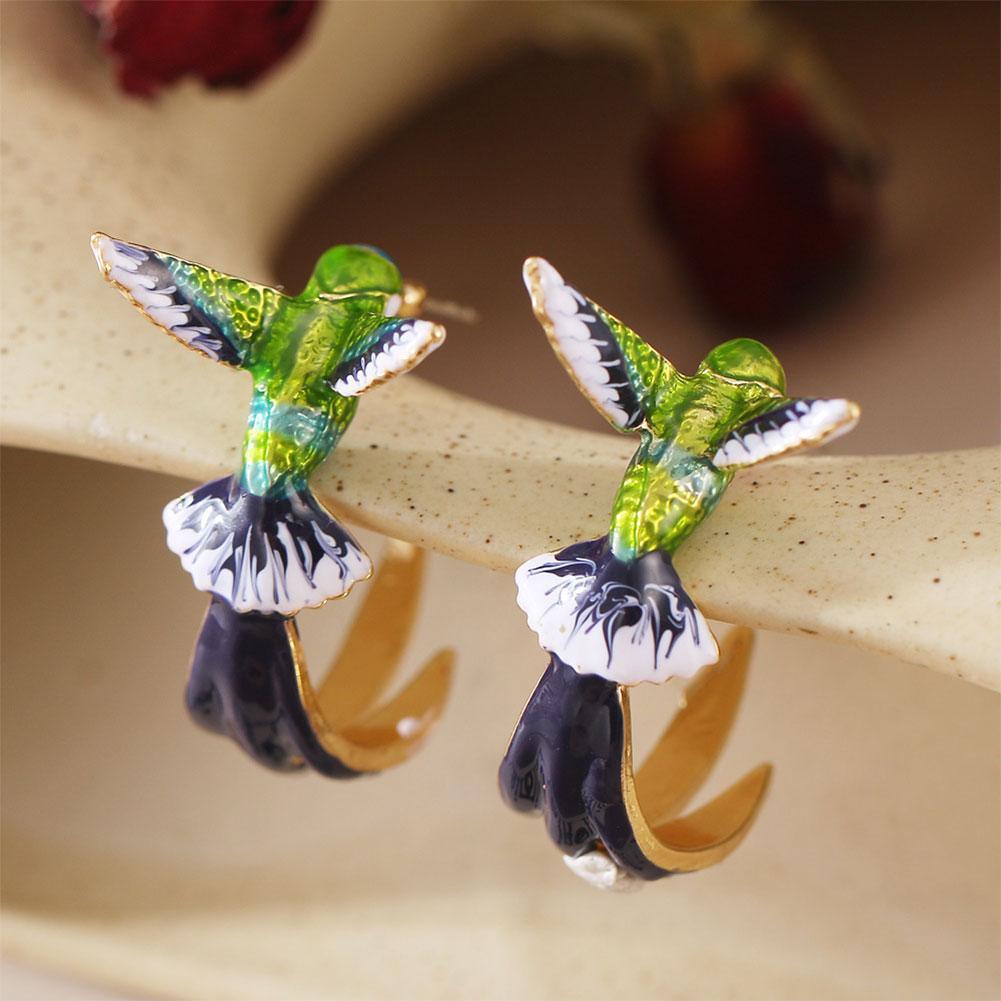 Unieke Creatieve Kolibrie Oorbellen