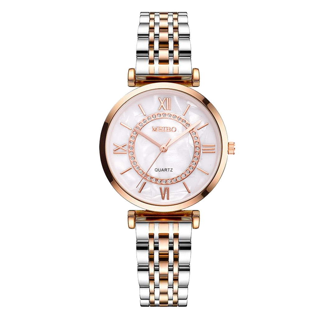 Elegante horloge met subtiele gouden details