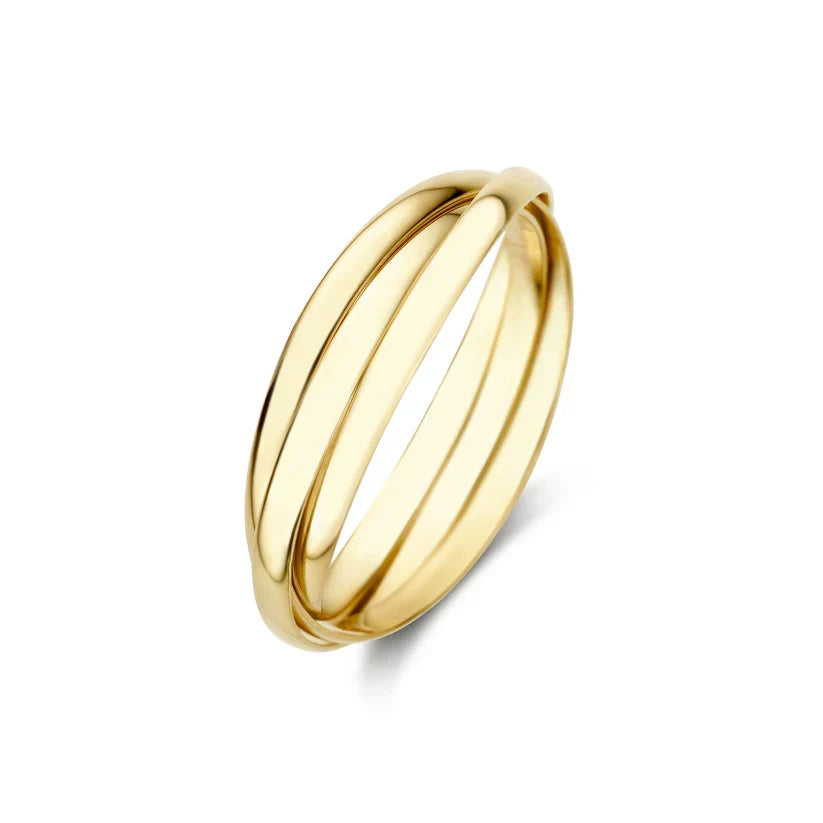 Elegante ring van wit goud met verfijnde details