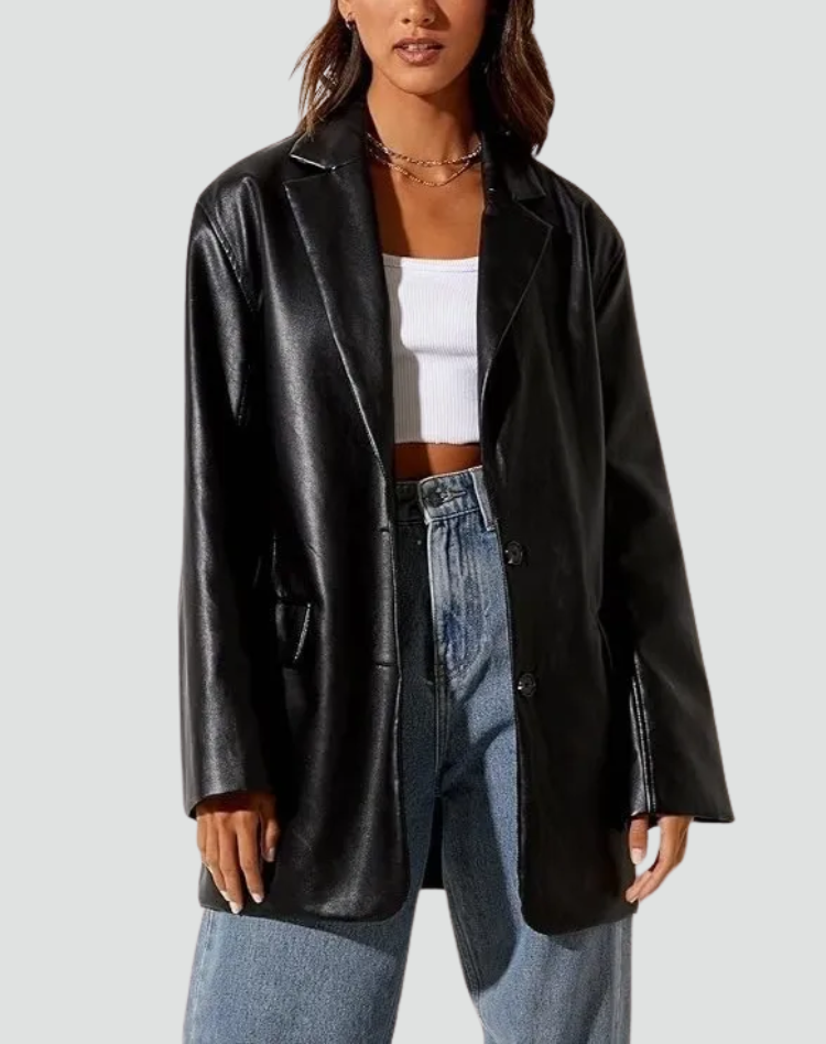Dames Blazer Leer