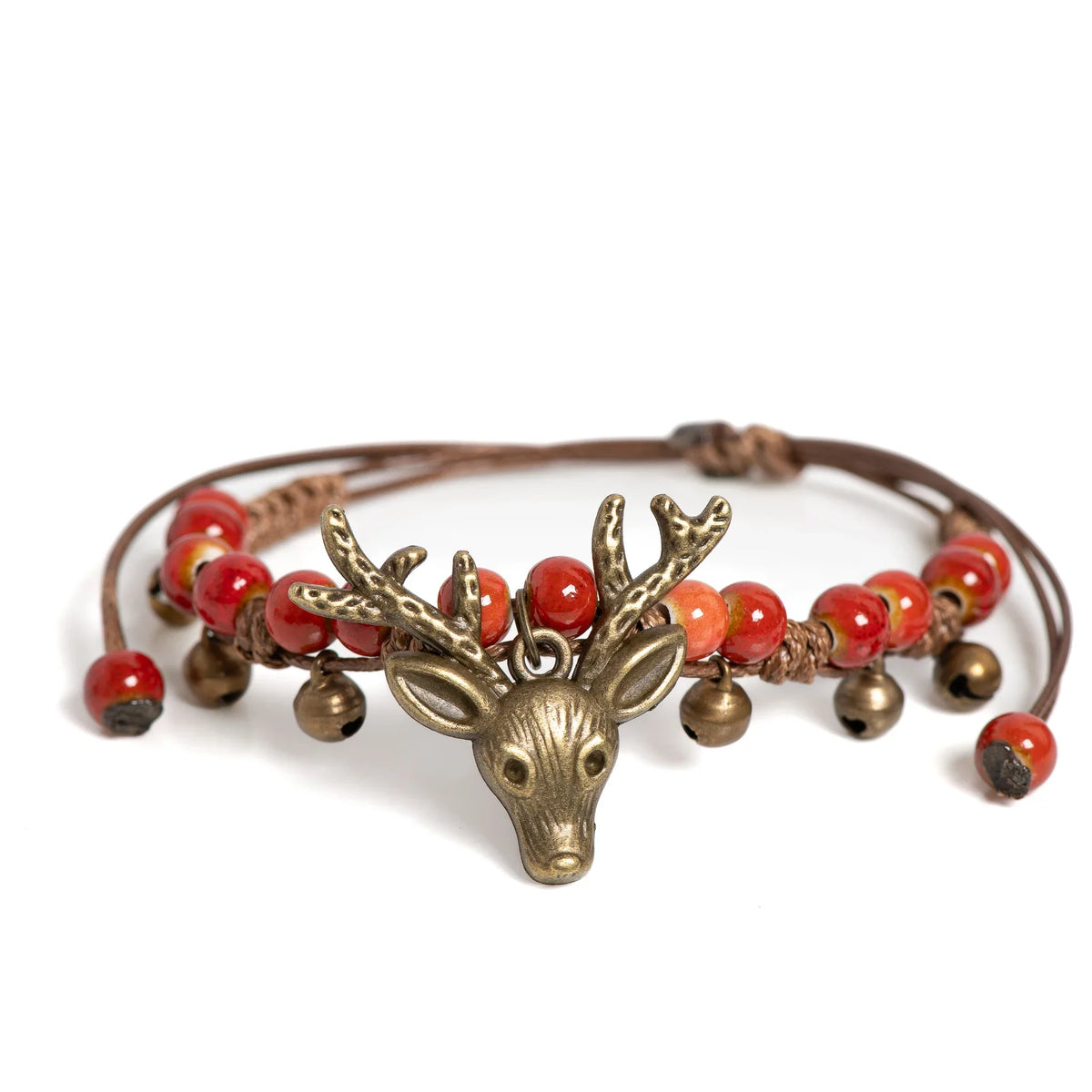 Handgemaakt Keramisch Hert Charm Armband