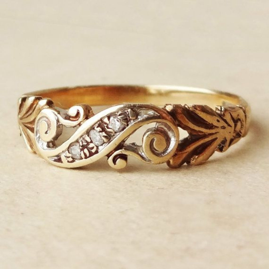 Ivy gebruik zirkonia ring