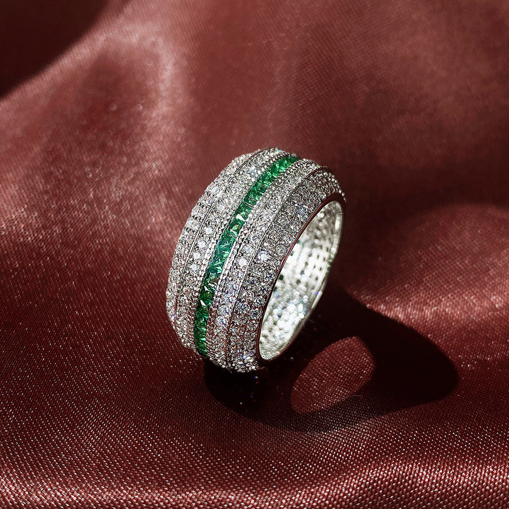 Elegante ring van wit goud met verfijnd ontwerp