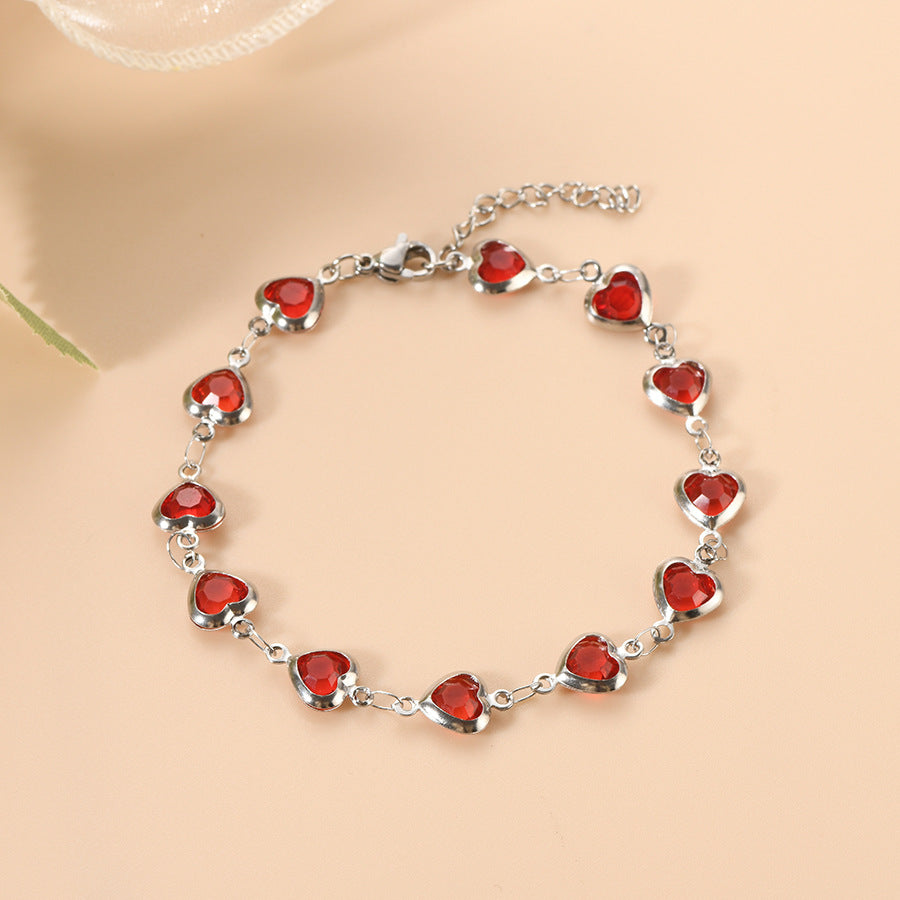 Elegante witgouden armband met verfijnde details