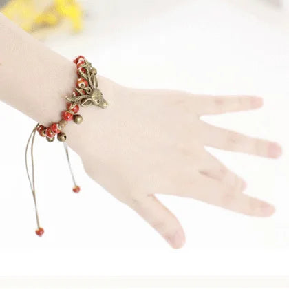 Handgemaakt Keramisch Hert Charm Armband