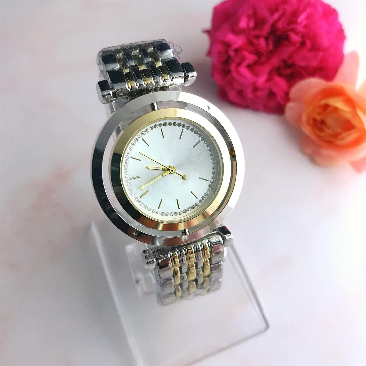 Elegante zilveren horloge