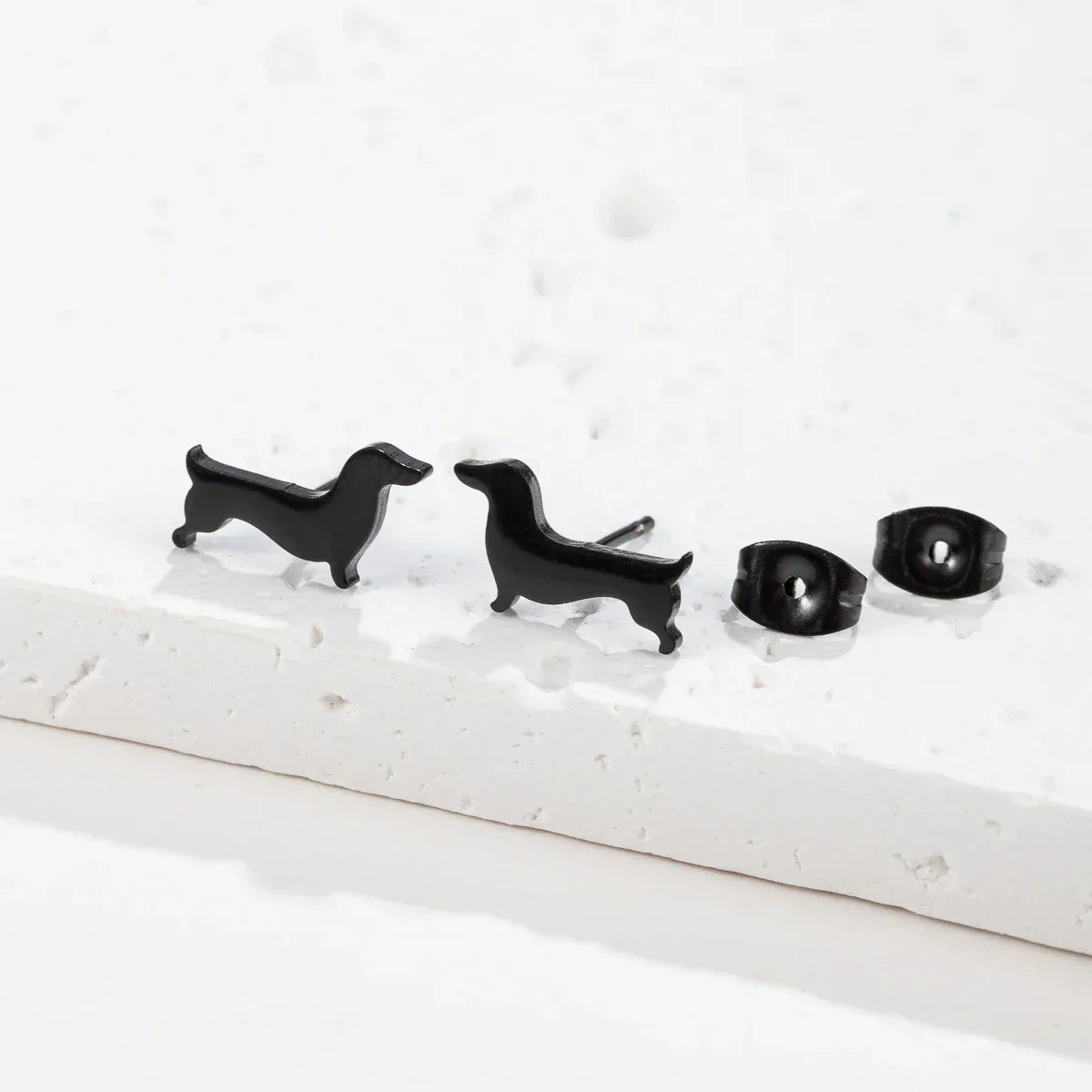 Dachshund Stud Oorbellen