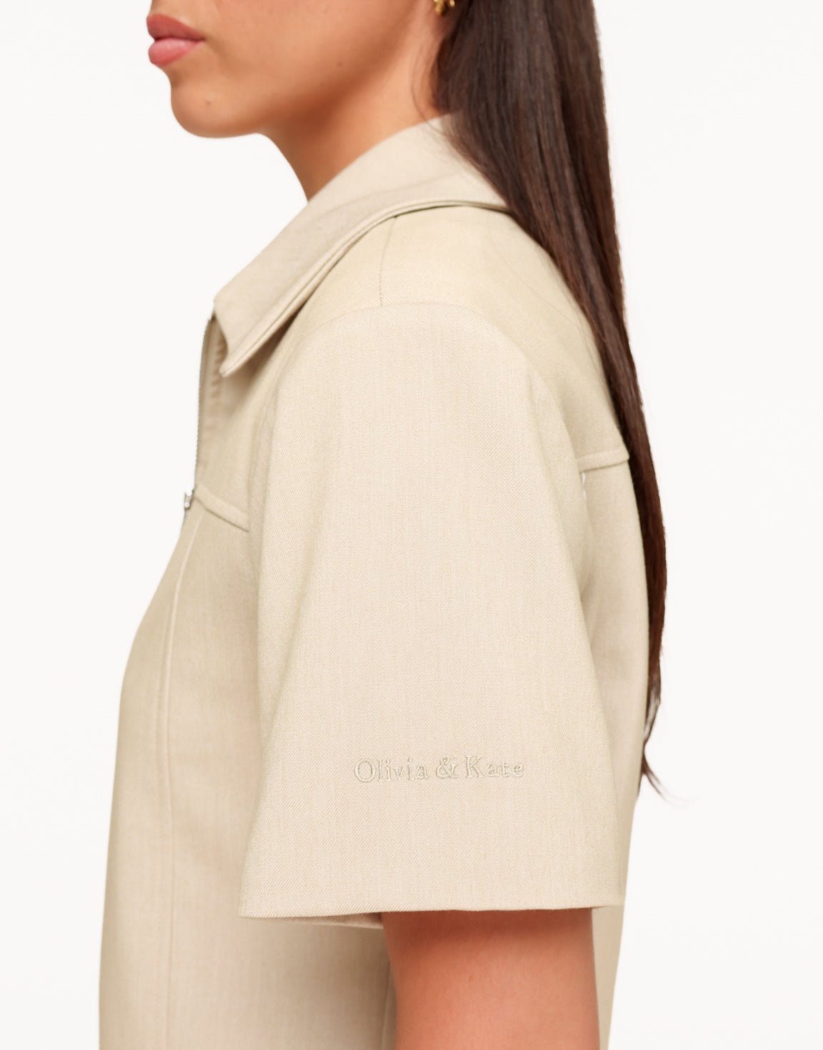 Beige Studio Rits SS - Jasje