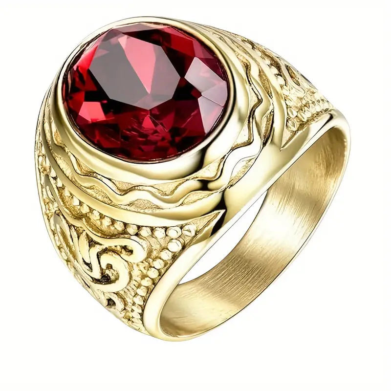 Elegante gouden ring met verfijnde details