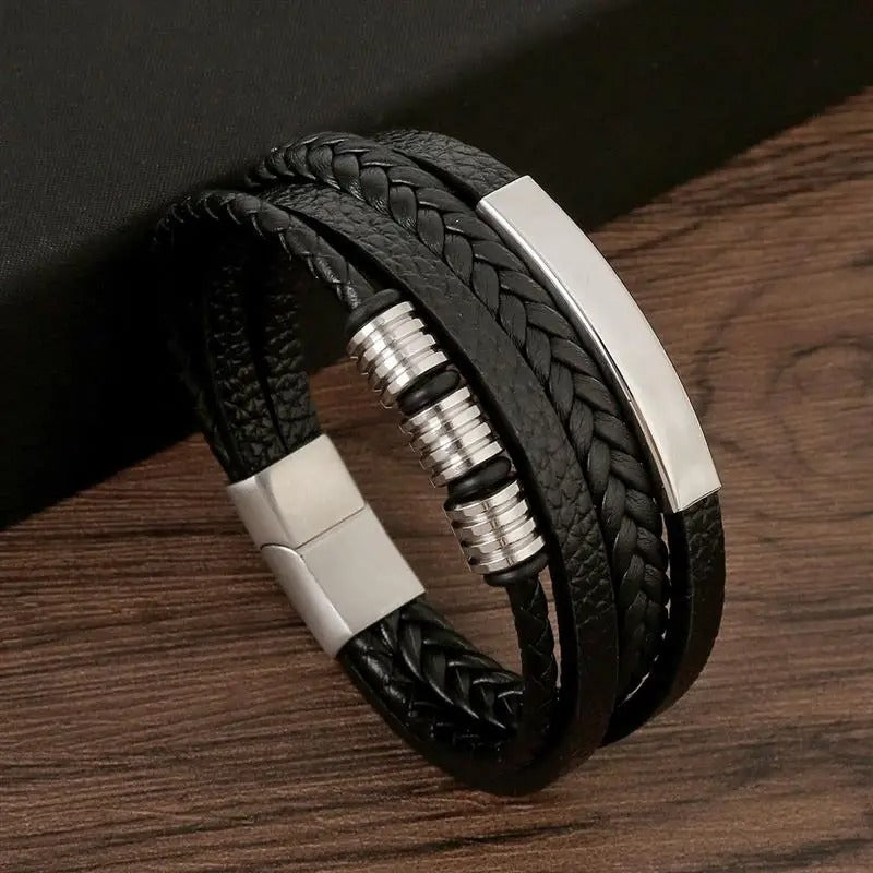 Heren Lederen Armband Voor Casual En Formele Gelegenheden
