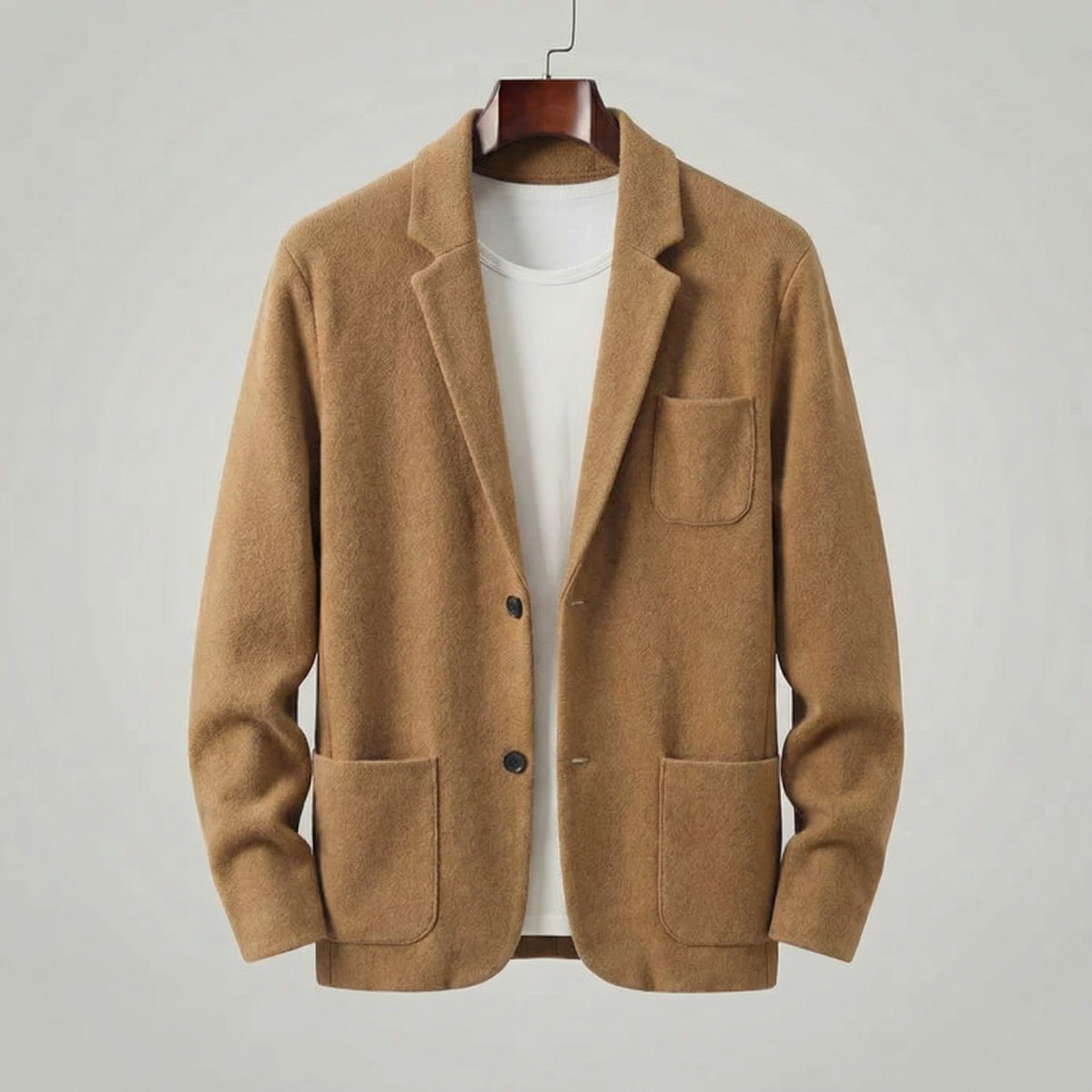 Casual Tailored Fit Jasje Heren Lapel Kraag