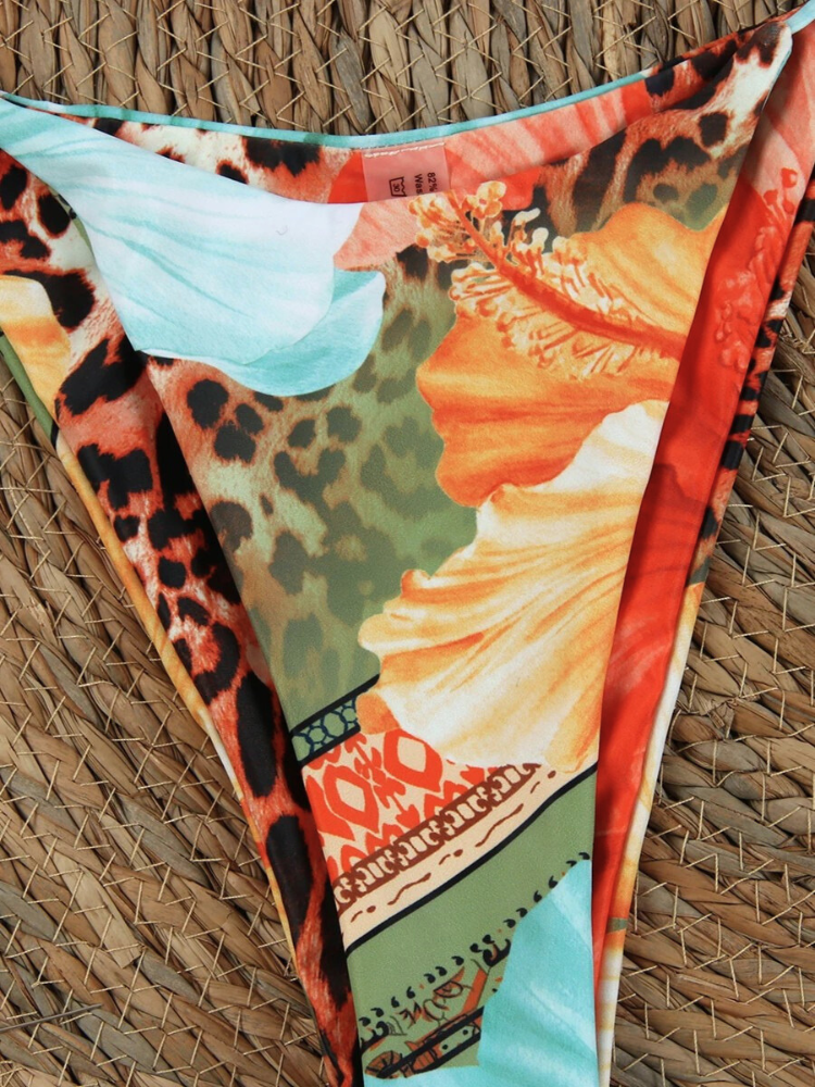 Dames Bikini Set Tropische Print