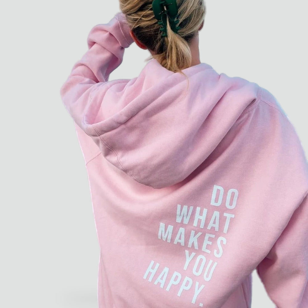 Dames Hoodie met Inspirerende Prints en Comfortabele Katoenblend
