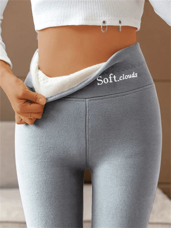 Dames Legging met Fleecevoering en Hoge Taille