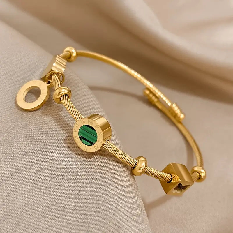 Verfijnde gouden armband met subtiele details