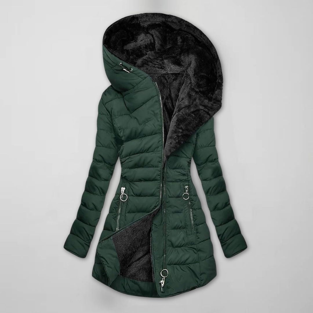 Elegante Winterjas voor Dames met Warme Voering