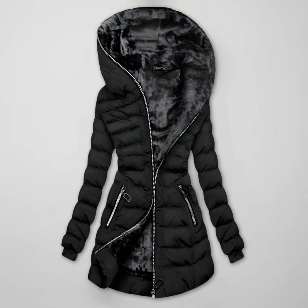 Elegante Winterjas voor Dames met Warme Voering
