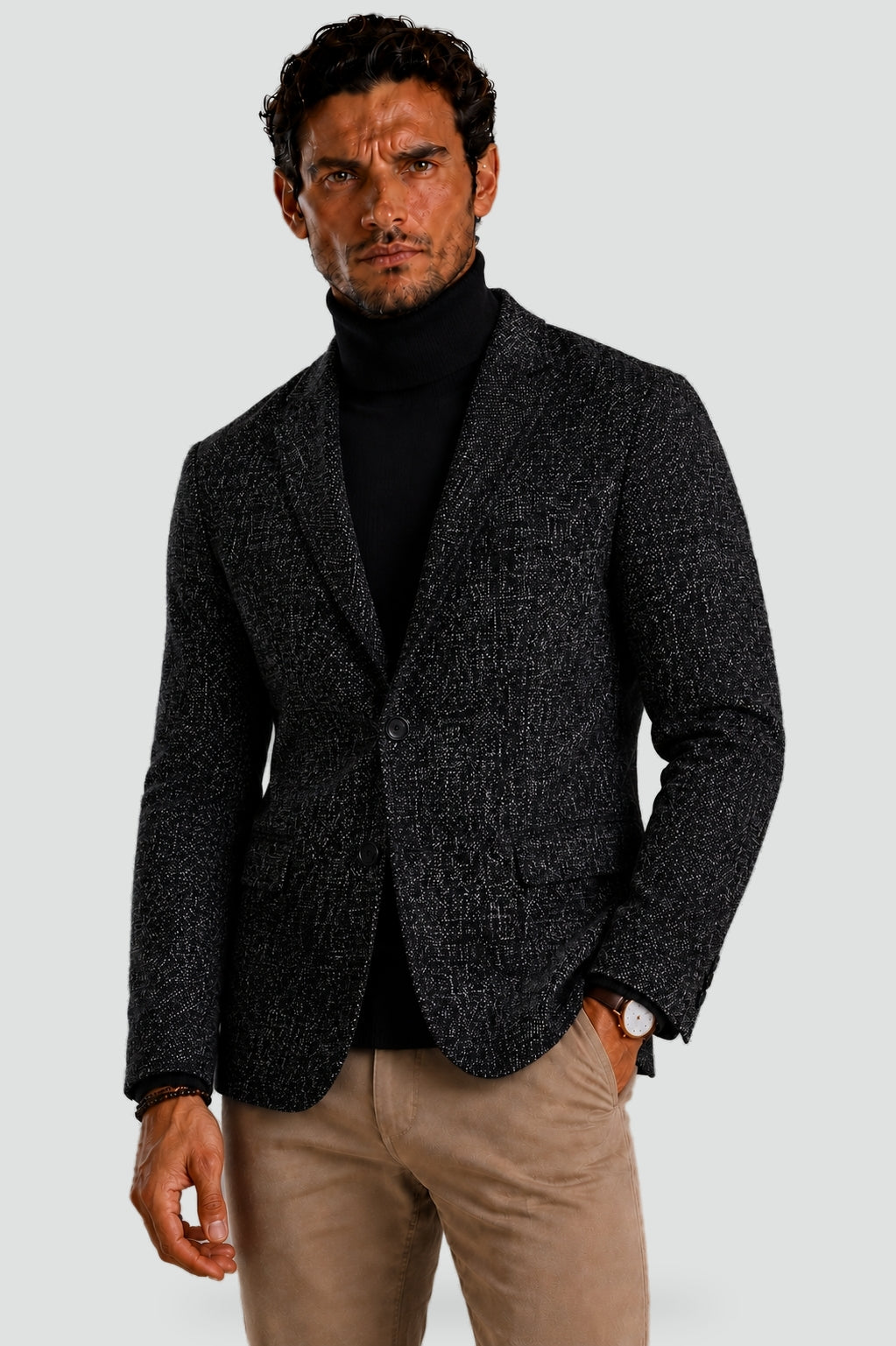 Heren Blazer met Slim Fit voor een Klassieke Stijl