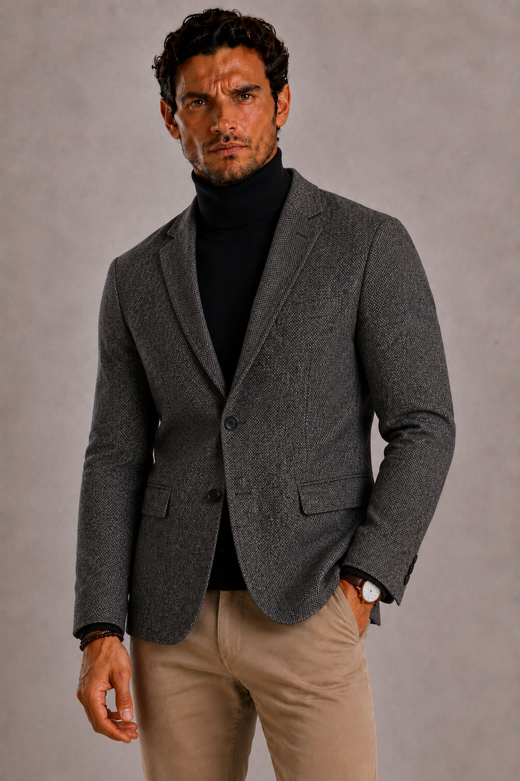 Heren Blazer met Slim Fit voor een Klassieke Stijl