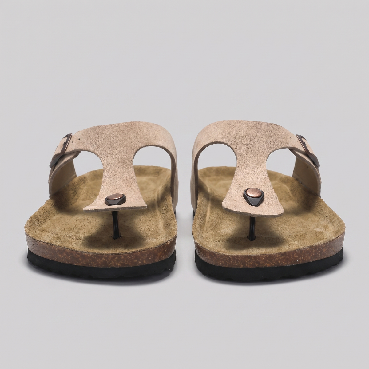 Heren Slippers Met Gesp