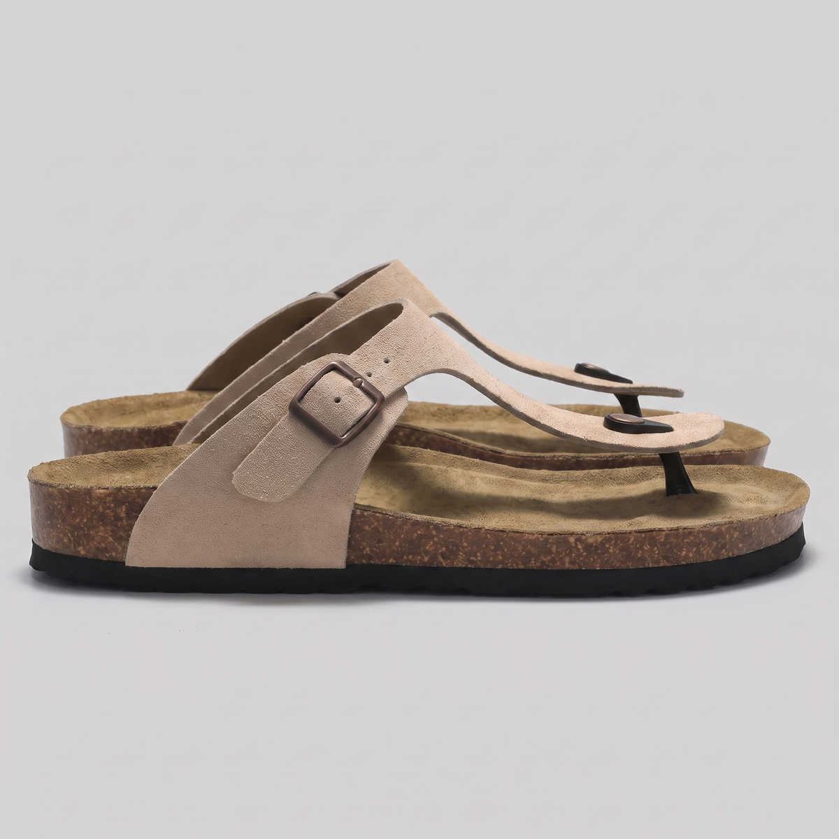 Heren Slippers Met Gesp