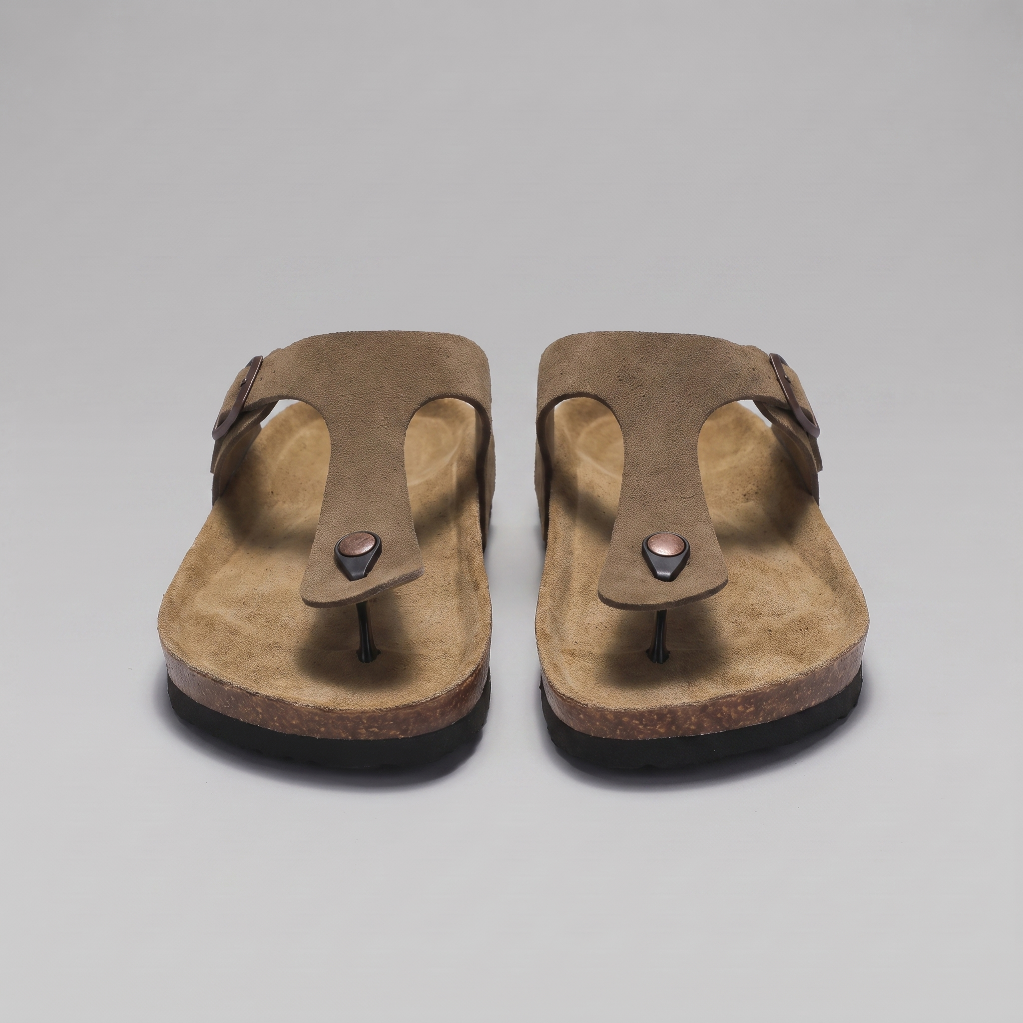 Heren Slippers Met Gesp