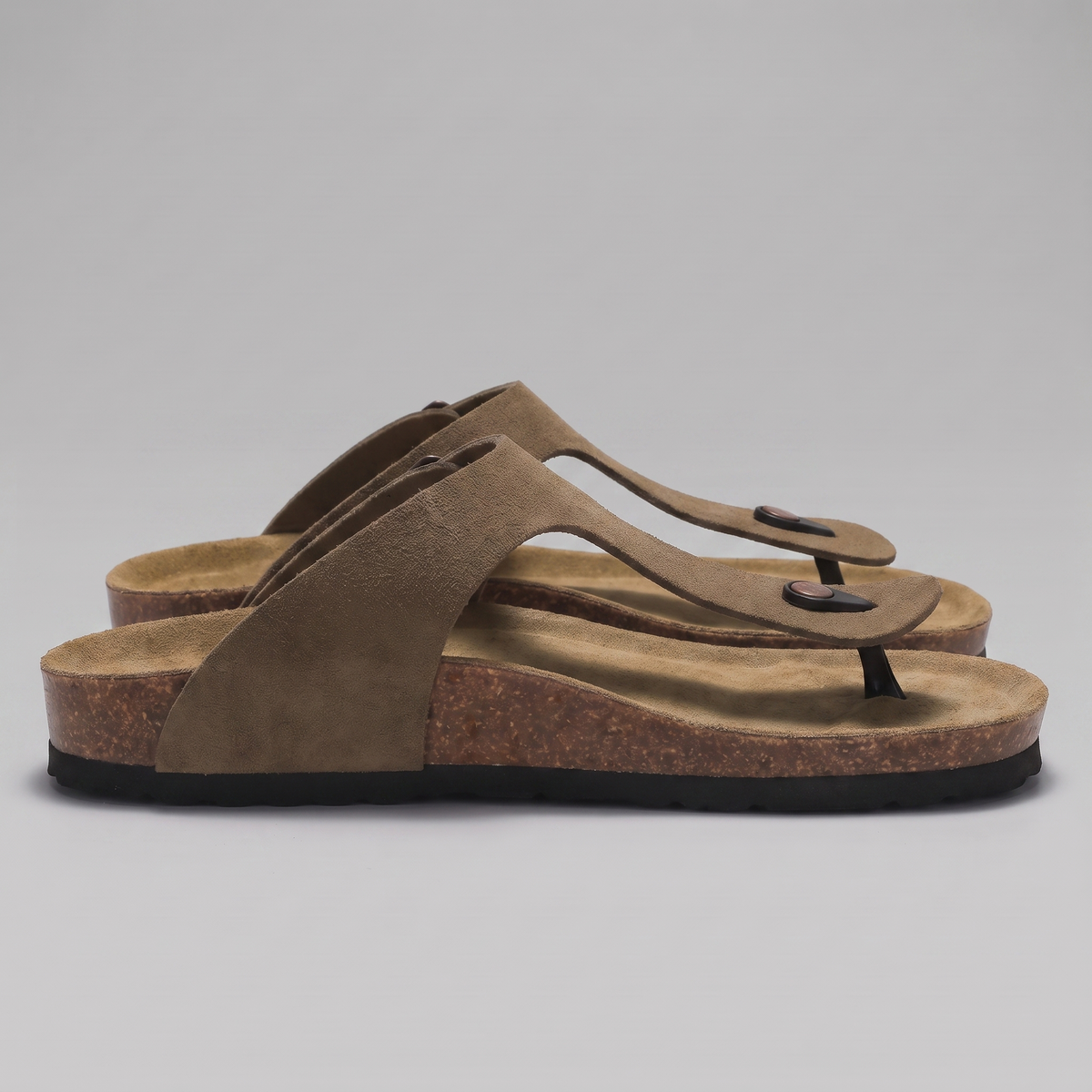 Heren Slippers Met Gesp