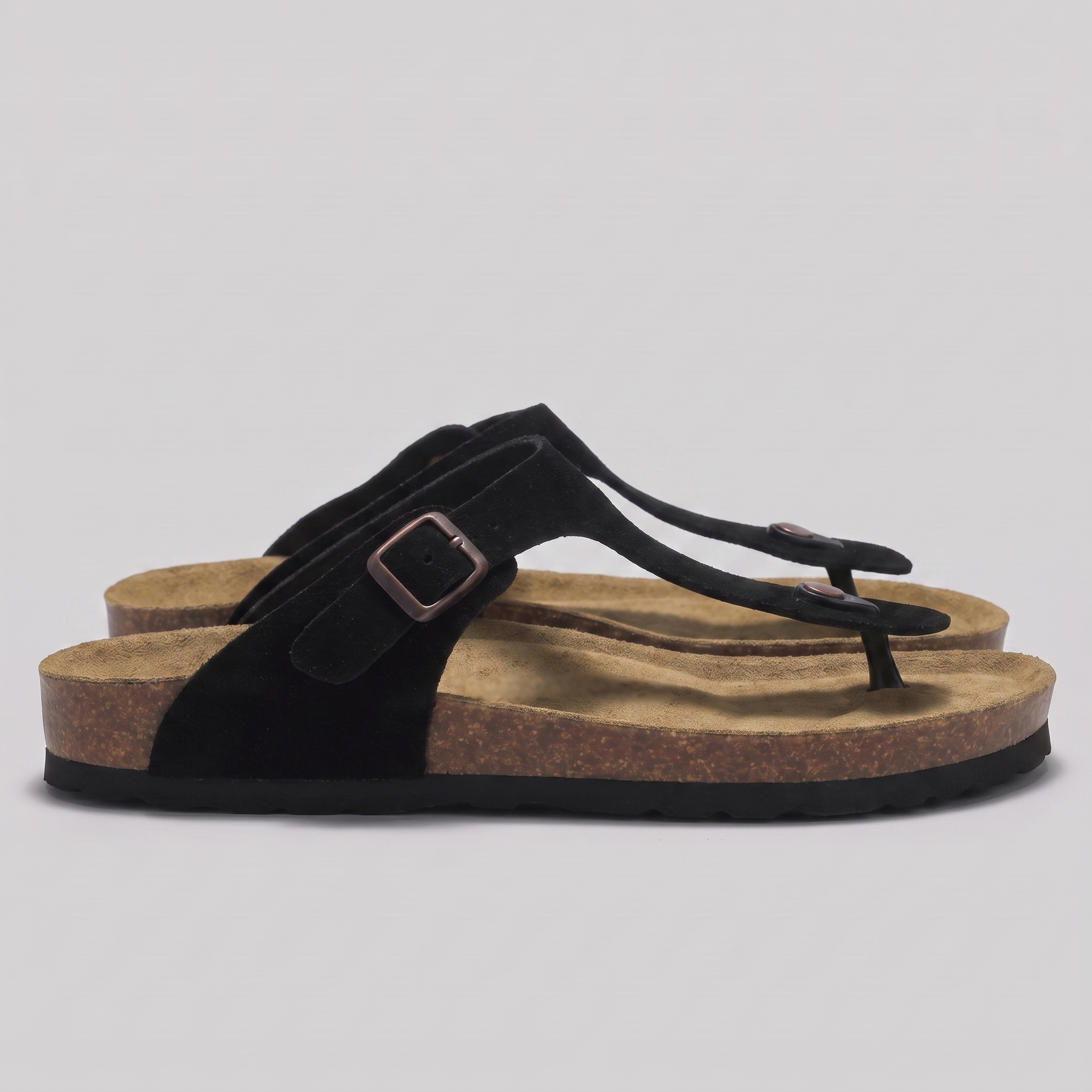 Heren Slippers Met Gesp
