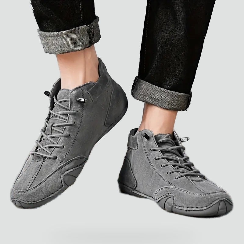 Heren Sneakers met Hoge Schacht en Vetersluiting