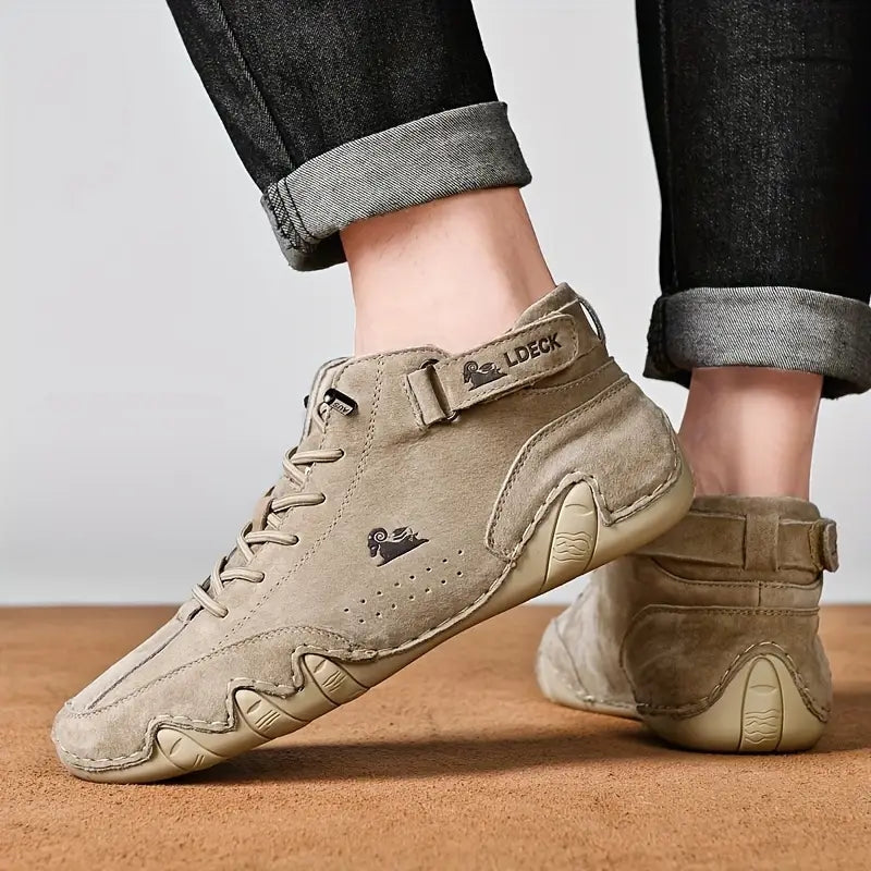 Heren Sneakers met Hoge Schacht en Vetersluiting