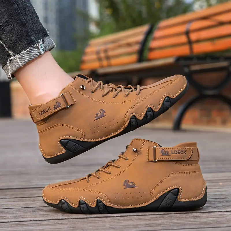 Heren Sneakers met Hoge Schacht en Vetersluiting