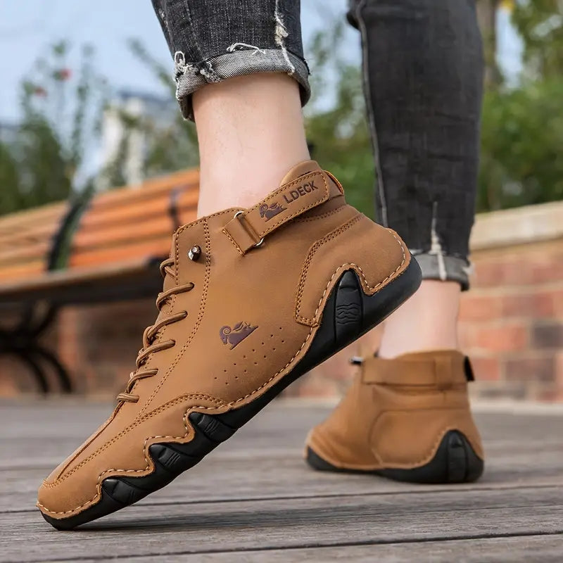 Heren Sneakers met Hoge Schacht en Vetersluiting
