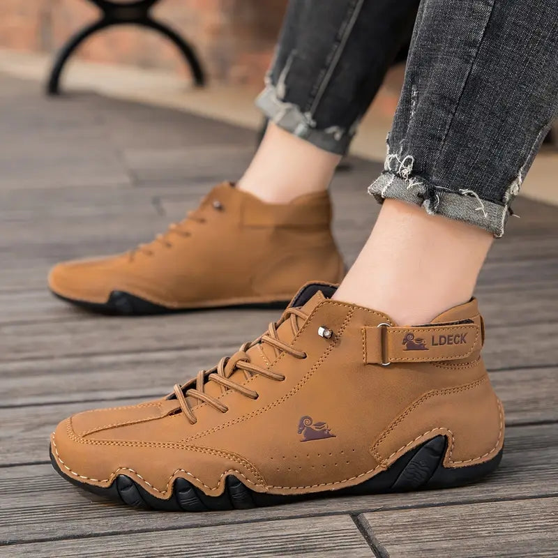 Heren Sneakers met Hoge Schacht en Vetersluiting