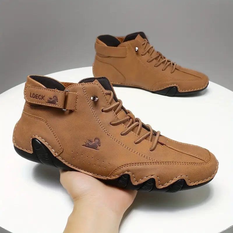 Heren Sneakers met Hoge Schacht en Vetersluiting