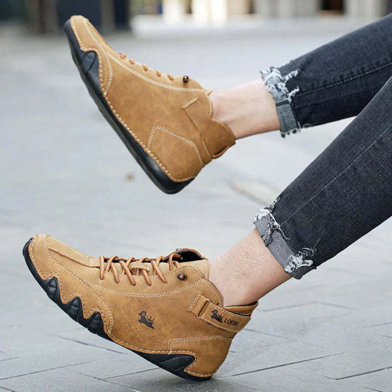 Heren Sneakers met Hoge Schacht en Vetersluiting
