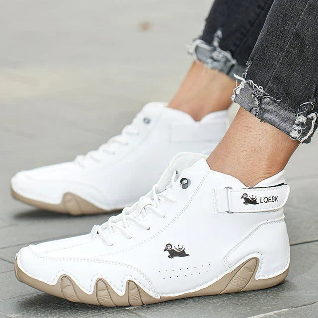 Heren Sneakers met Hoge Schacht en Vetersluiting