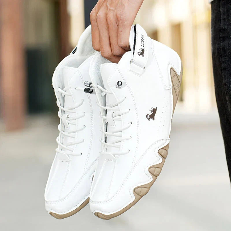 Heren Sneakers met Hoge Schacht en Vetersluiting