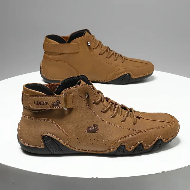 Heren Sneakers met Hoge Schacht en Vetersluiting