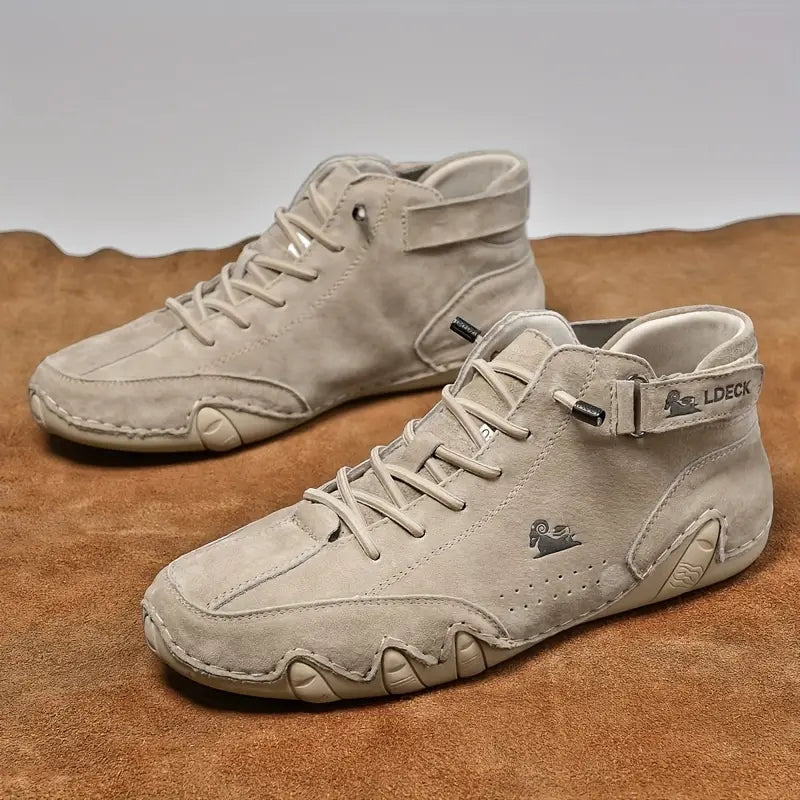 Heren Sneakers met Hoge Schacht en Vetersluiting