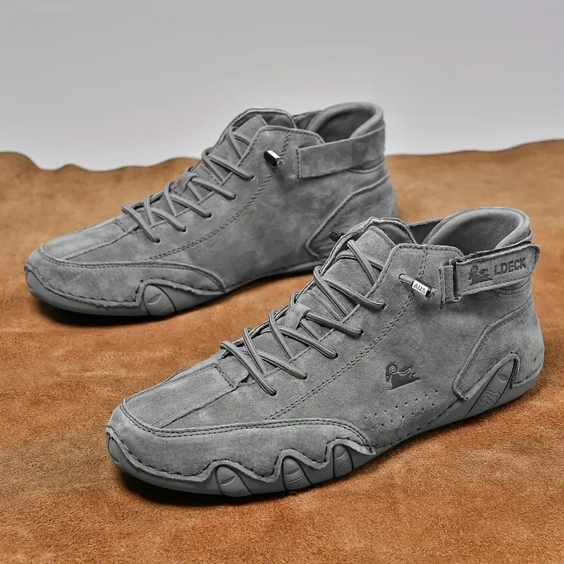 Heren Sneakers met Hoge Schacht en Vetersluiting